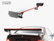 Maxton Design Carbon Spoiler With External Brackets Uprights + LED BMW 3 Coupe E46
