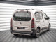 Maxton Design Central Rear Splitter Citroen Berlingo Mk3