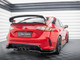 Maxton Design Central Rear Splitter (Vertical Bars) V.2 Honda Civic Type-R Mk 11