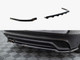 Maxton Design Central Rear Splitter (Vertical Bars) Jaguar XE X760 Facelift