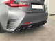 Maxton Design Central Rear Splitter (Without Vertical Bars) Lexus RC (2014-UP)