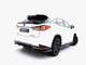 Maxton Design Central Rear Splitter (Vertical Bars) Lexus Rx Mk4 Facelift