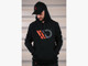 Maxton Design Classic Hoodie Mens - Black