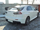 Maxton Design Central Rear Splitter Mitsubishi Lancer Evo X (With Vertical Bars)