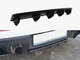 Maxton Design Central Rear Splitter Mitsubishi Lancer Evo X (With Vertical Bars)