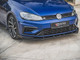 Maxton Design Street PRO Front Splitter + Flaps Volkswagen Golf R / R-Line Mk7 Facelift