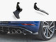 Maxton Design Street PRO Rear Side Splitters Volkswagen Golf R Mk7 Facelift