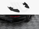 Maxton Design Street Pro Rear Side Splitters + Flaps Audi RS3 Sedan 8V Facelift