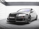 Maxton Design Street PRO Front Splitter + Flaps Audi RS6 Avant C6