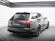 Maxton Design Street Pro Rear Side Splitters + Flaps Audi RS6 Avant C6