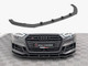 Maxton Design Street PRO Front Splitter Audi S3 / A3 S-Line Sportback 8V Facelift