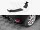 Maxton Design Street PRO Rear Side Splitters + Flaps Ford Fiesta ST Mk6