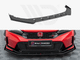 Maxton Design Street PRO Front Splitter + Flaps Honda Civic Type-R Mk 11