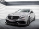 Maxton Design Street PRO Front Splitter + Flaps Mercedes-AMG C63 Sedan / Estate W205 Facelift