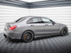 Maxton Design Street PRO Side Skirts Diffusers + Flaps Mercedes-AMG C63 Sedan / Estate W205 Facelift