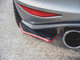 Maxton Design Street PRO Rear Diffuser V.2 VW Golf Mk7 GTI