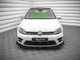 Maxton Design Street PRO Front Splitter V.1 + Flaps VW Golf R Mk7