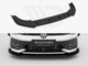 Maxton Design Street PRO Front Splitter + Flaps Volkswagen Golf GTI / GTE / R-Line Mk8 Facelift