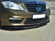 Maxton Design Front Splitter Mercedes S-class W221 AMG - Textured