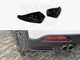Maxton Design Rear Side Splitters Abarth Grande Punto - Carbon Look