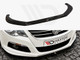 Maxton Design Front Splitter VW Passat CC R36 Rline (Preface) - Carbon Look