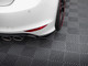 Maxton Design Rear Side Splitters V.2 VW Golf R Mk7 - Carbon Look