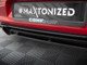 Maxton Design Central Rear Splitter VW Golf GTI Mk7 Clubsport - Textured
