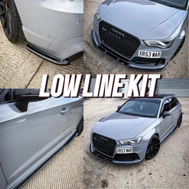 Triple R Composites Audi RS3 8V PFL Sportback - Low Line Kit