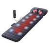COMFIER Heated Full Body Massage Mat, Back Massager for Back Pain Relief, Vibartion Heating Massage Pad with Removable Shiatsu Massage Pillow, Massage Chair Pad, Bed Massager
