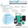 On Call Express Diabetes Testing Kit- Blood Glucose Meter, 10 Blood Test Strips, 1 Lancing Device, 30g Lancets, Control Solution, Carrying Case, Log Book