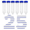 50ml Conical Centrifuge Tubes, Membrane Solutions Centrifuge Tubes Sterile PP Conical Tube, Non- Pyrogenic, DN/RNase Free, Pack of 25