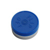 20mm Flip Off Caps-100 Pcs Aluminum-Plastic Blue Flip Off Caps for Glass Vial