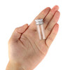 10ml Glass Vials with Screw Caps and Plastic Stoppers, Small Clear Liquid Sample Vial, Leak-Proof Vial, 100PCS