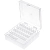 uxcell Centrifuge Tube Freezer Storage Box 100 Places Waterproof Polypropylene Lockable Cryogenic Holder Rack for 1.5/1.8/2ml Microcentrifuge Tubes Vials Samples, White