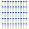 Eowpower 50pcs 5ml Plastic Graduated Vial Storage Container Test Tubes with Screw Caps