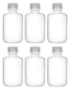 6PK Reagent Bottles, 125ml - Narrow Mouth with Screw Cap - Polypropylene - Translucent - Eisco Labs