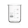 ULAB Scientific Glass Beaker Set, Vol. 300ml, 3.3 Borosilicate Griffin Low Form with Printed Graduation, Pack of 6, UBG1023