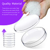 60 Pack Sterile Plastic Petri Dishes with Lid, 90mm Dia x 15mm Deep (90MM-60PACK)