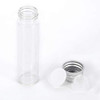 20ml Glass Vials with Screw Caps and Plastic Stoppers, Small Clear Liquid Sample Vial, Leak-Proof Vial, 50PCS