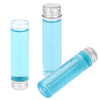 20ml Glass Vials with Screw Caps and Plastic Stoppers, Small Clear Liquid Sample Vial, Leak-Proof Vial, 50PCS