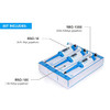 Micropipette Kit: 3 Microlit Lab Pipettor (0.5-10ul, 10-100ul, 100-1000ul) Adjustable Volume Single Channel Micro pipettes Set