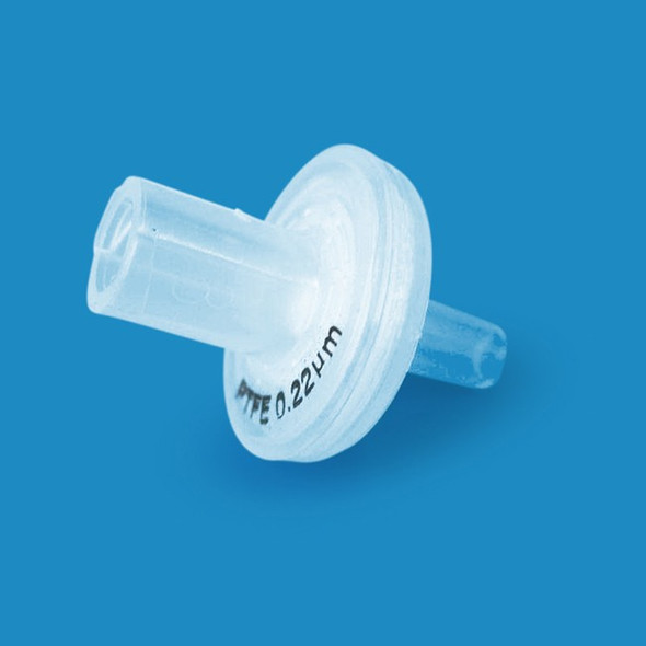 PTFE Syringe Filters, 0.22 um, 13mm, Luer-Lok/Luer Slip, Nonsterile, 100 per pack