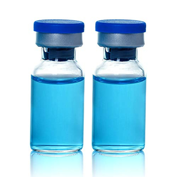 10ml Glass Bottle with lid. Transparent Vial (B-10Pcs)