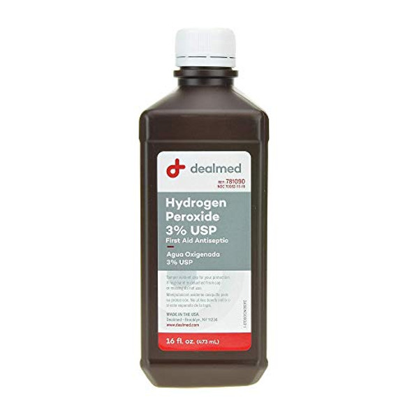 Dealmed Hydrogen Peroxide 3% USP, First Aid Antiseptic, 16 fl. oz.