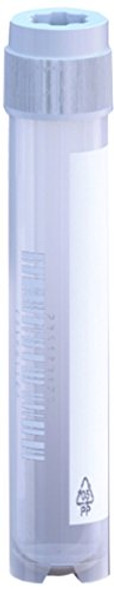 Argos Technologies CRY04S Plastic Self Standing Cryovials, External Threaded Cap, Sterile, 4 mL Volume (Pack of 50)