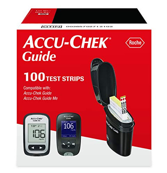 Accu-Chek Guide Test Strips for Diabetic Blood Glucose Testing (100 Ct.)