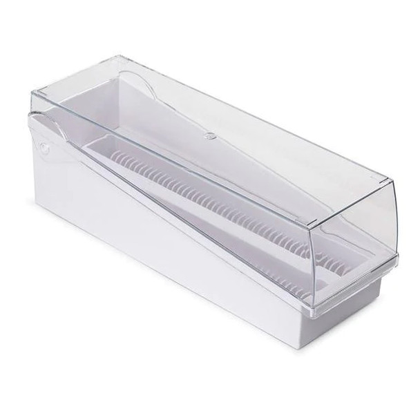 Slide Draining Tray, 100-Place for up to 200 Slides, ABS, White