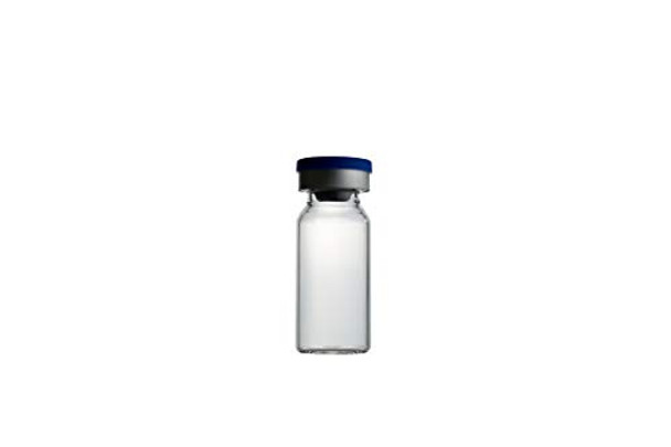 10ml Glass Bottle with lid. Transparent Vial (B-50Pcs)