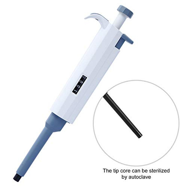 Pipettor Adjustable 1000-5000ul Single-Channel Variable Volume Micropipette High Accurate for Laboratory