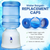 Pack of 100-3 & 5 Gallon Water Bargain Premium Water Cooler Jug Non Spill BPA-FREE Bottle caps Pack of 100-3 & 5 Gallon Water Bargain Premium Water Cooler Jug Non Spill BPA-FREE Bottle caps